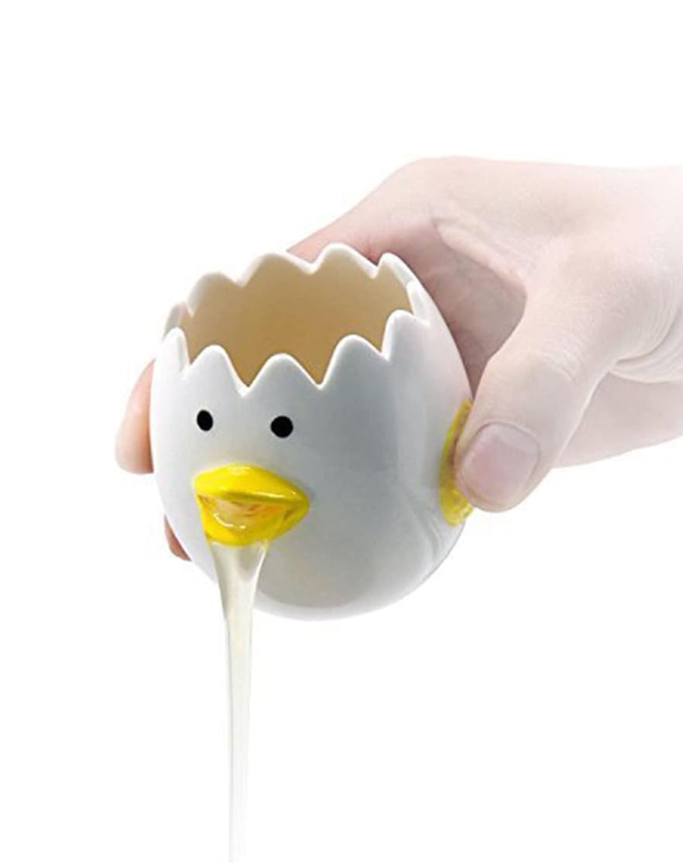 Cute Egg Separator, Ceramics Chicken Splitter